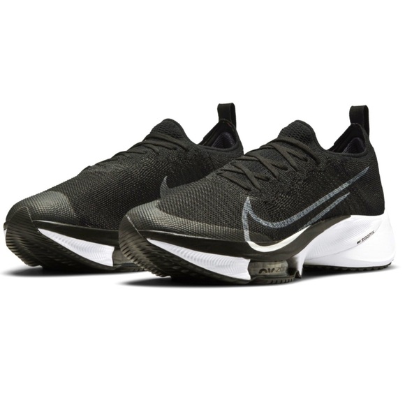 Nike Air Zoom Tempo Next% Flyknit Black White Anthracite - Picture 1 of 7
